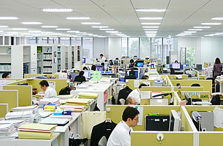 Staff working place
